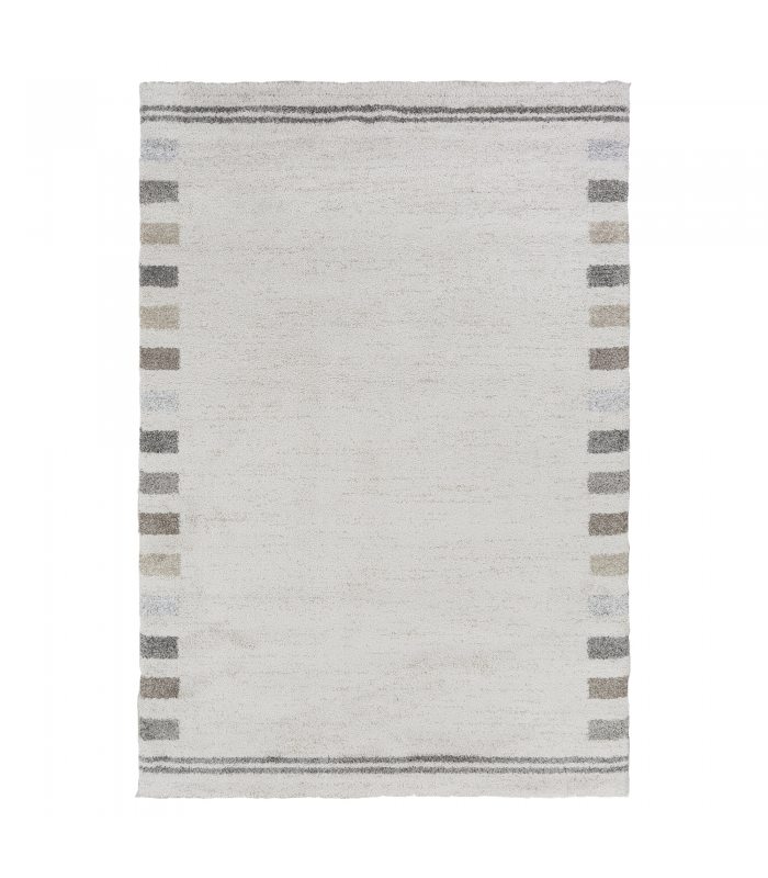 Tapete Mehari branco de estilo slow deco